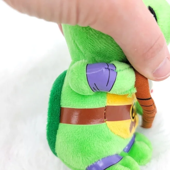 Ty Beanie Baby Plush Teenage Mutant Ninja Turtle TMNT Donatello Purple Turtle - Picture 15 of 16